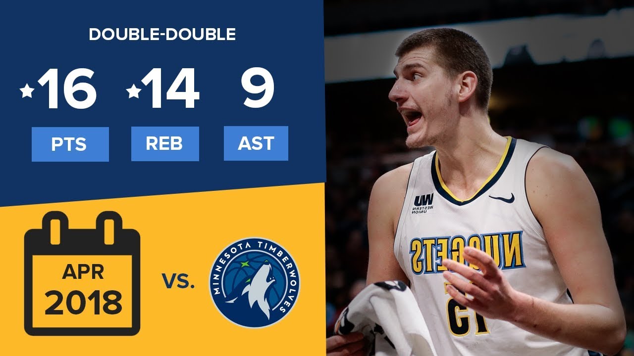 Nikola Jokic's 16 points / 14 rebounds / 9 assists in Denver Nuggets ...