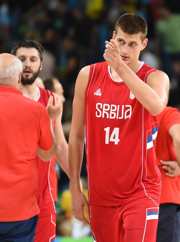 Nikola Jokić u dresu Srbije na Olimpijskim igrama u Rio de Žaneiru 2016.