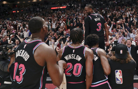 Dvejn Vejd i saigrači iz Majami Hita slave nestvaran trijumf