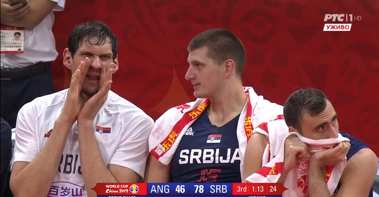 Boban Marjanović, Nikola Jokić, Srbija - Angola